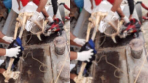 VÍDEO: Esqueleto de pescador é encontrado após cair de canoa, no AM