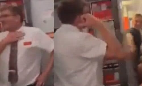 VÍDEO: Comissário flagra casal fazendo sexo em cabine de avião e choca tripulação