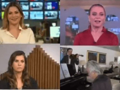 VÍDEO: Jornalista da GloboNews solta palavrão ao vivo e gera climão com colegas: “P*ta”