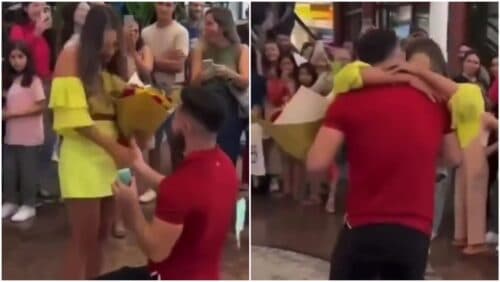 VÍDEOS: “Último romântico?” Homem faz pedido de namoro inusitado e para shopping de Manaus