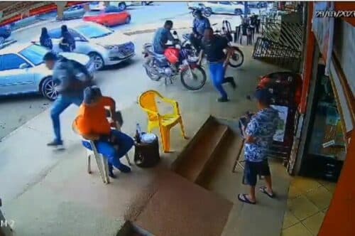 VÍDEO: Suposto assaltante é atropelado durante fuga da polícia e acaba preso, no DF