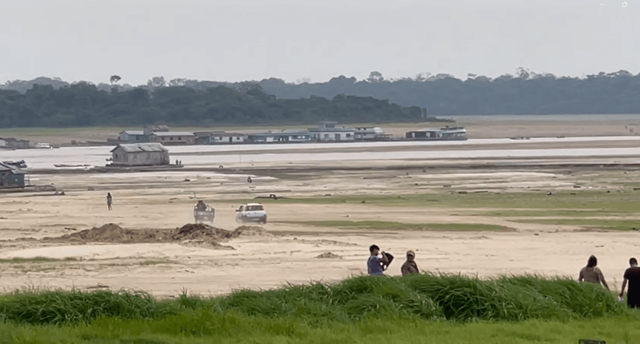 EXCLUSIVO: Rede Onda Digital faz cobertura sobre a vazante em Tefé
