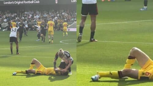 VÍDEO: Zagueiro sofre fratura exposta em jogo da Premier League