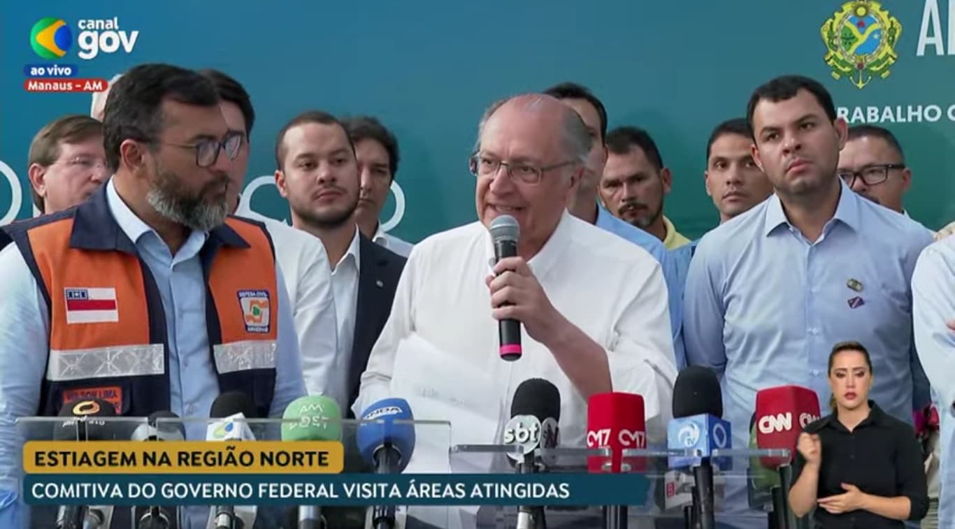 Em Manaus, Alckmin anuncia R$ 100 milhões no combate aos efeitos da estiagem