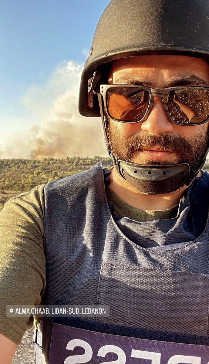 Jornalista morre atingido em bombardeio na fronteira com o Líbano