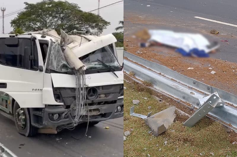 VÍDEO: Caminhão desgovernado mata dois trabalhadores em Manaus