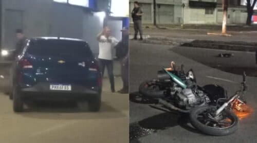 VÍDEO: Conselheiro tutelar teria batido em moto e matado motociclista, em Manaus