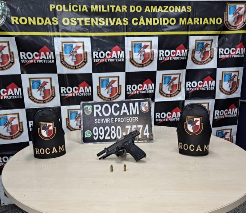Rocam prende homem e apreende armas de fogo na zona Oeste de Manaus