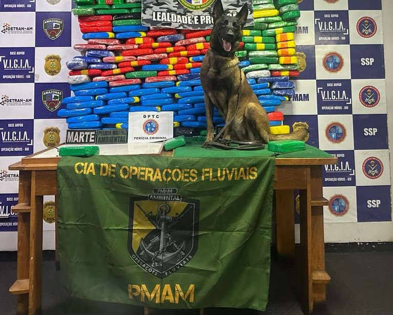 Em Coari, homem é preso com 255 quilos de drogas em ferry boat