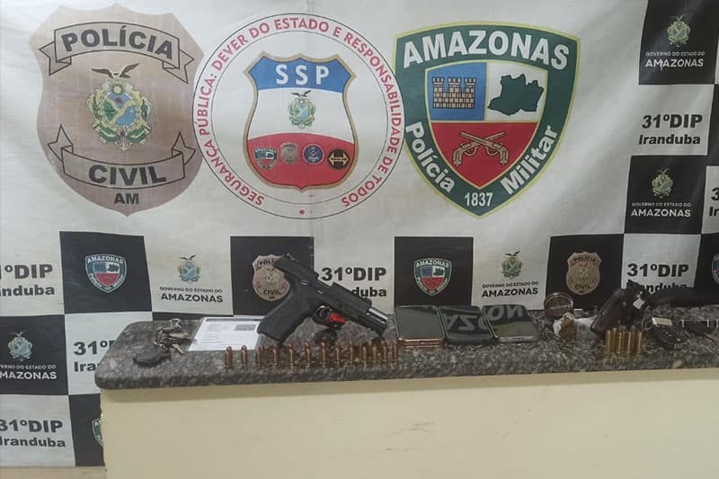PM recaptura foragido da justiça de Goiás em Manaus