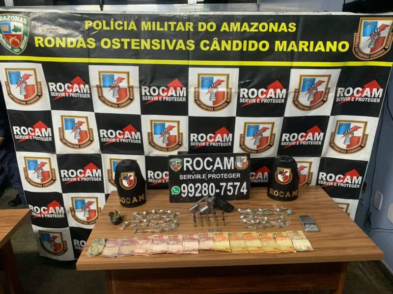 Em Tabatinga, Operação Hórus apreende arma, munições e drogas