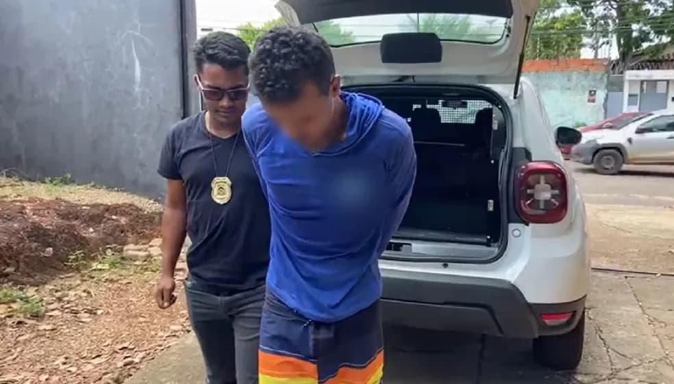 Suspeito de tentar matar rival é preso pela polícia, em Palmas