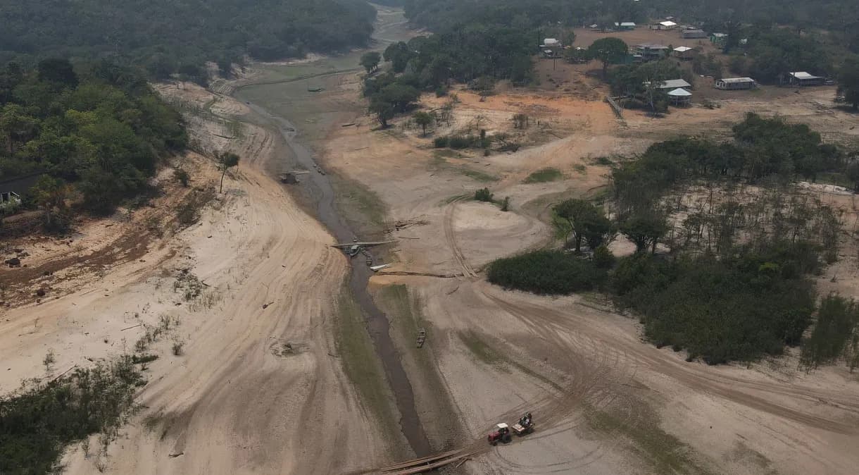 Seca no AM: Eventos extremos de 2010 e 2023 têm causas diferentes; entenda