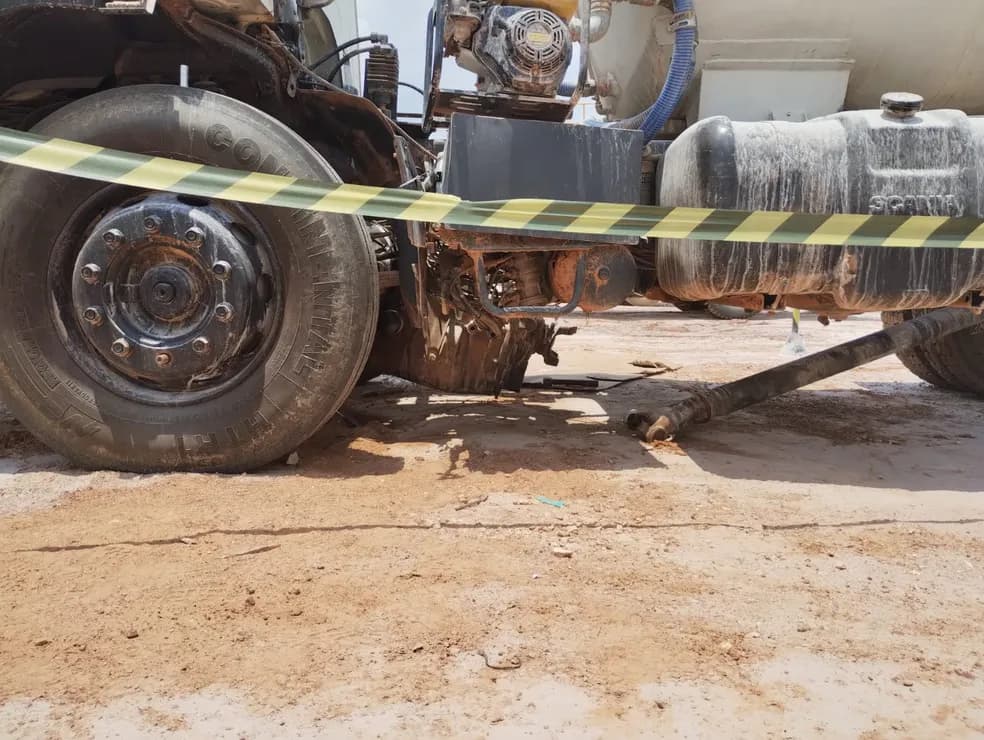 Mecânico morre após ser atingido por peça de caminhão, no TO