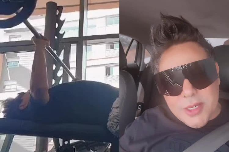 VÍDEO: Vocalista da banda Calcinha Preta sofre acidente em academia