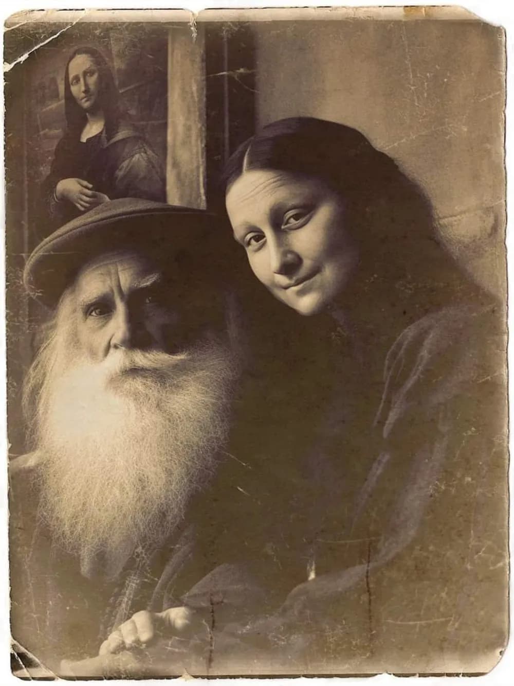 Inteligência Artificial cria fotografia de Da Vinci e Mona Lisa