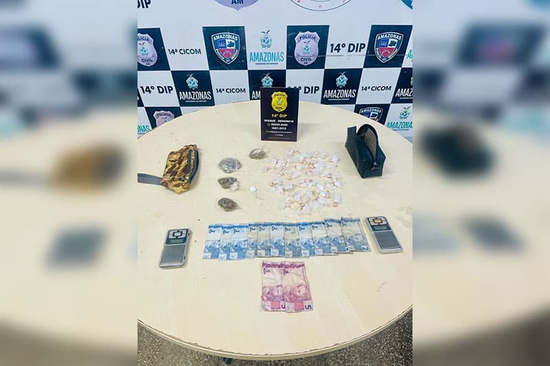 ZONA LESTE: Dupla que já respondia por outros crimes é presa com drogas