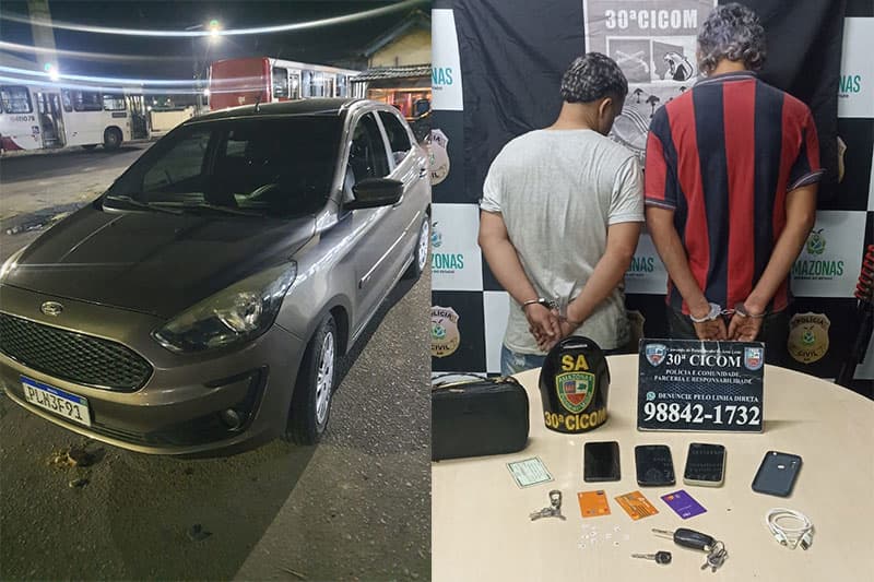 Jovens são detidos em ramal no Jorge Teixeira após noite de crimes