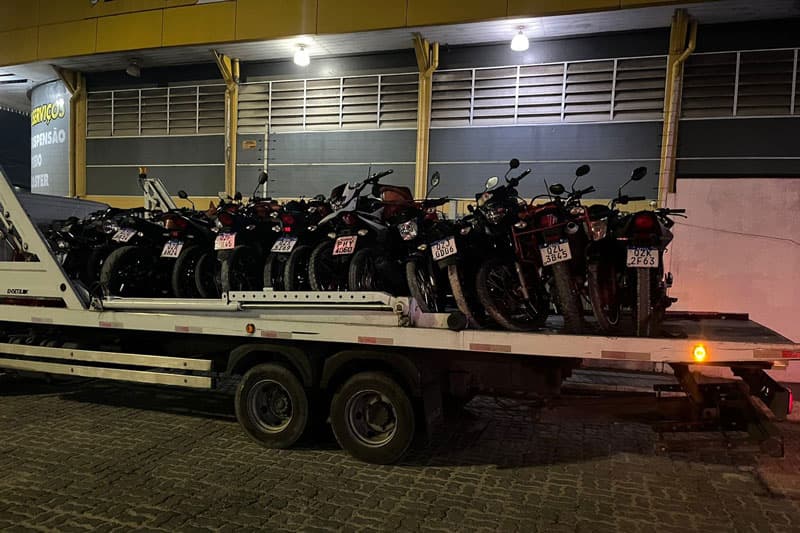 Em Manaus, Operação Águia apreende 68 motocicletas na zona Leste