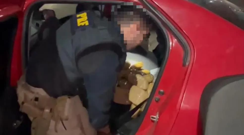 Carro com haxixe é encontrado em caminhão-cegonha em trecho da BR-153, no TO