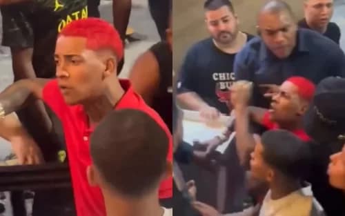 VÍDEO: MC Poze é barrado em boate do Rio ao tentar entrar descalço e gera confusão