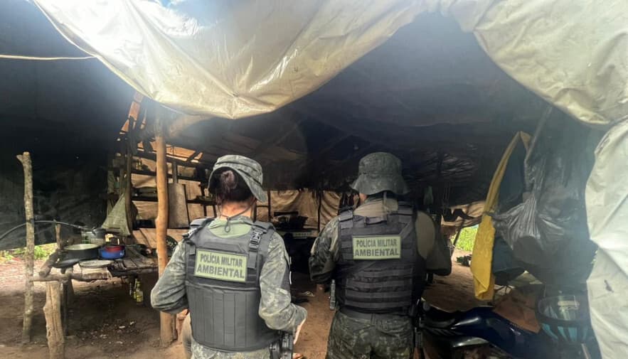 Homens são presos por garimpo ilegal e posse de armas de fogo no Sudeste do Tocantins