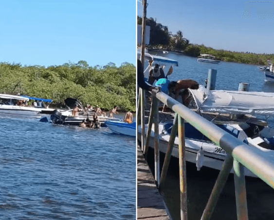 Duas pessoas morreram e uma está desaparecida após acidente com lanchas na Bahia
