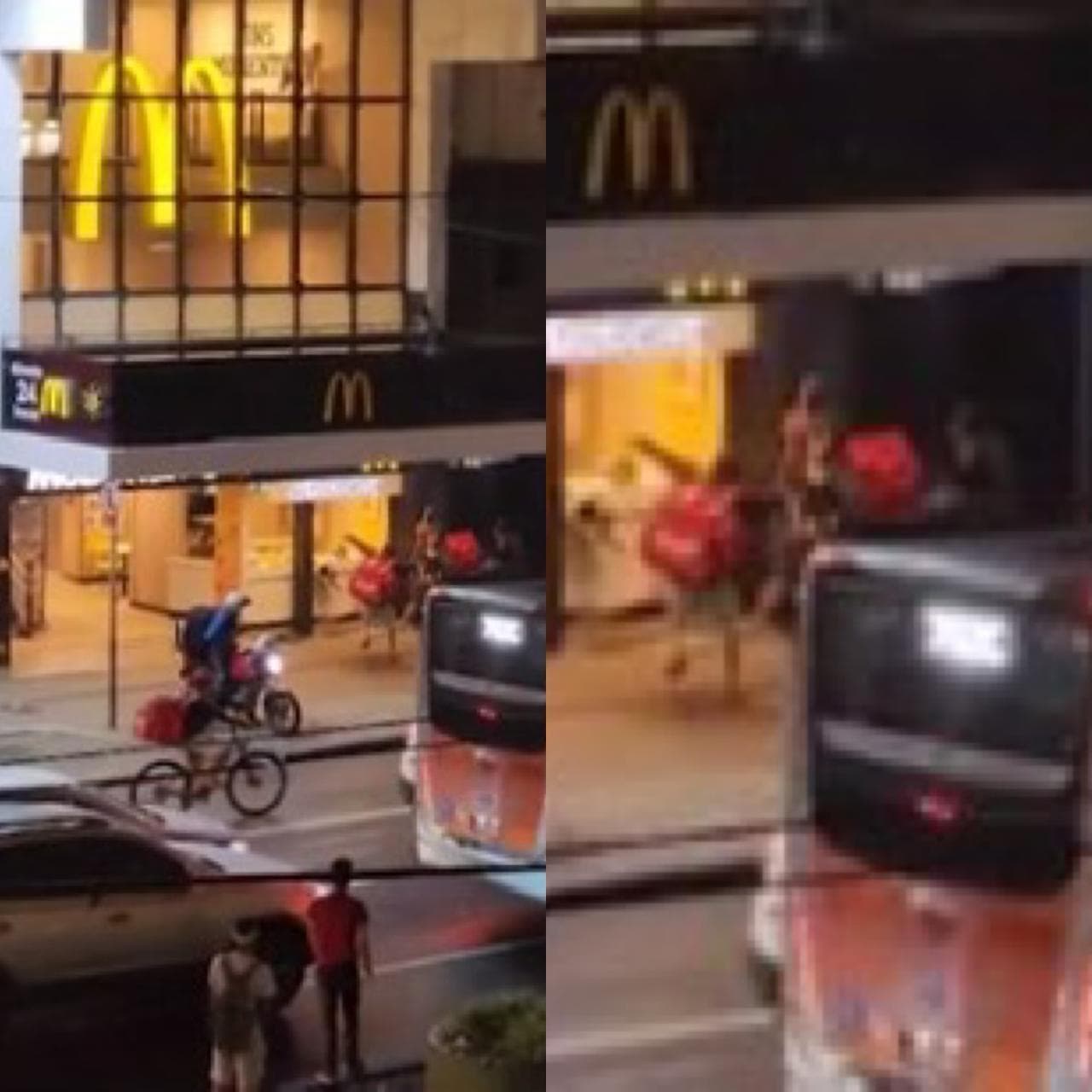 VÍDEO: Grupo apedreja unidade do McDonald’s no Centro de SP e policiais não reagem