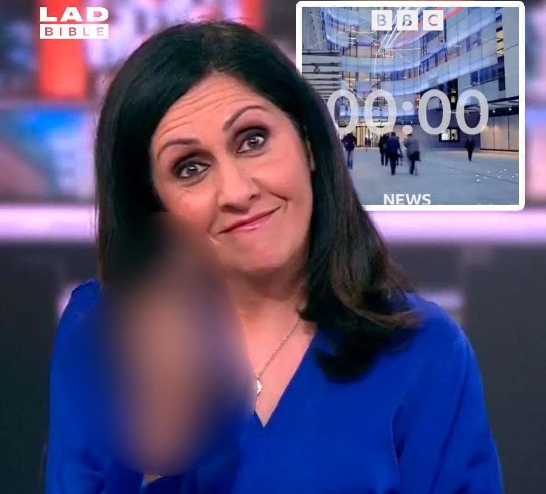 Âncora da BBC explica gesto obsceno durante apresentação de telejornal