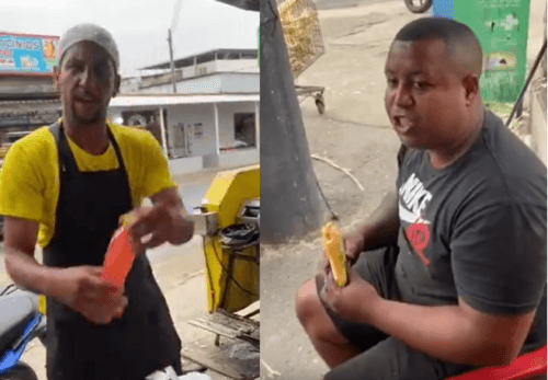 VÍDEO: Vendedor fica ‘bolado’ com cliente que comeu 12 pasteis e tomou 24 caldos de cana em rodízio
