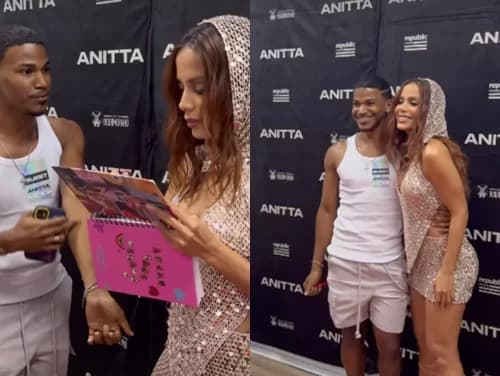 VÍDEO: Fã diz para Anitta que terminou namoro de 7 anos por culpa da cantora