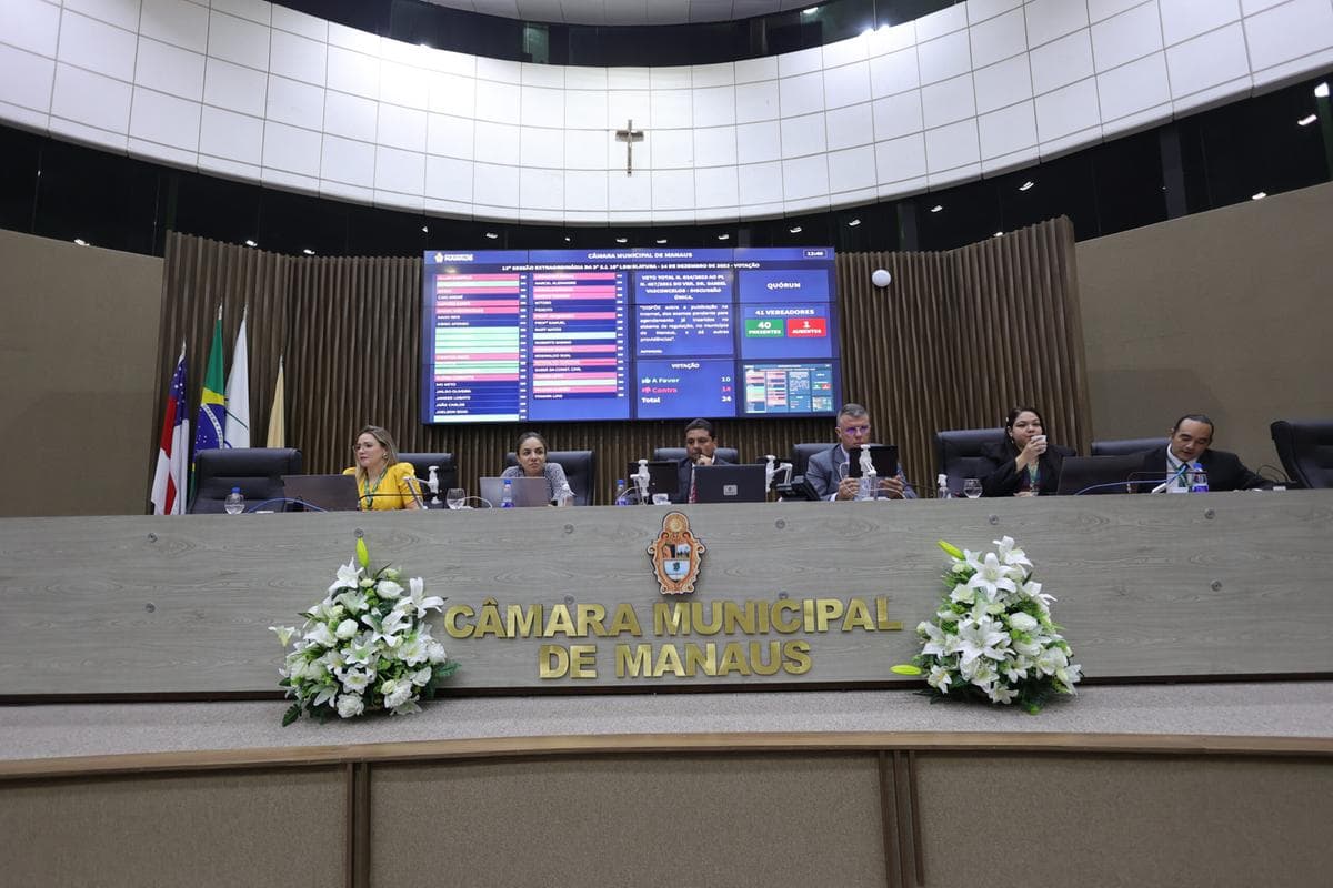 CMM aprova Lei Orçamentária Anual 2024 com R$ 9 bilhões para a Prefeitura de Manaus