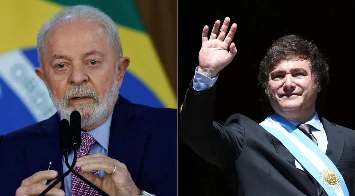 Brasil vai conversar com Argentina por canais diplomáticos, sem relação pessoal Lula-Milei, dizem fontes