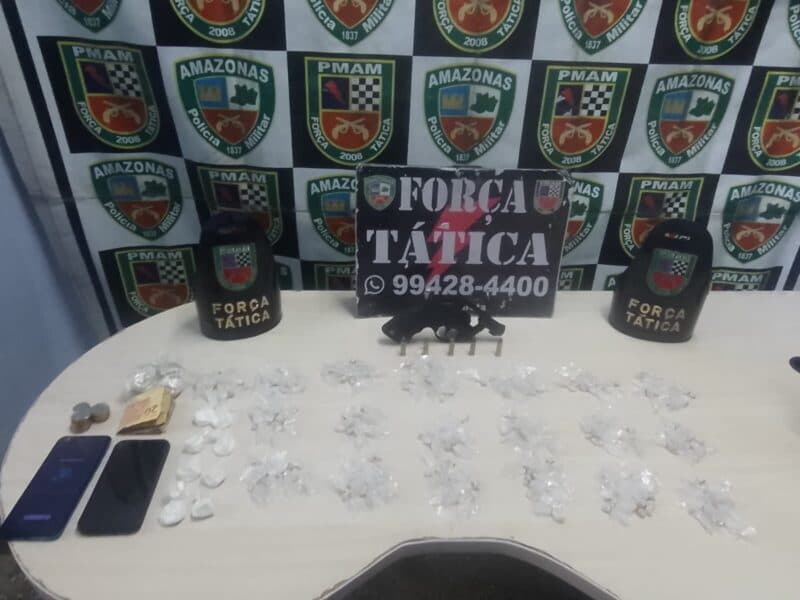 Operação Paz: homem é preso com arma e drogas em Rio Preto da Eva