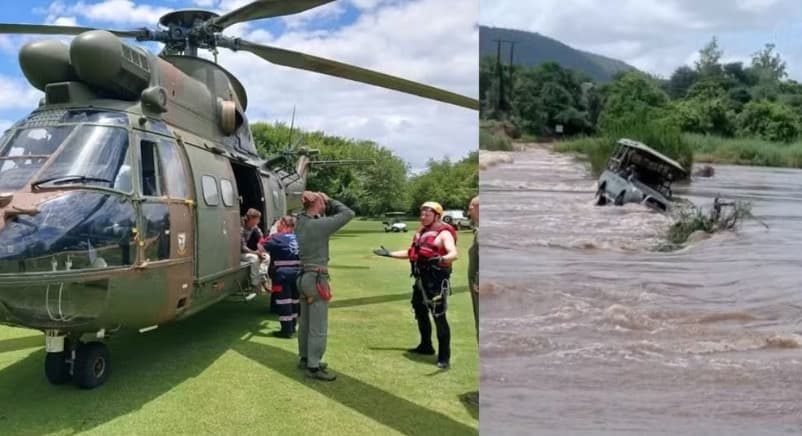 VÍDEO: Britânico é resgatado após ficar 15 horas agarrado ao carro em rio cheio de crocodilos
