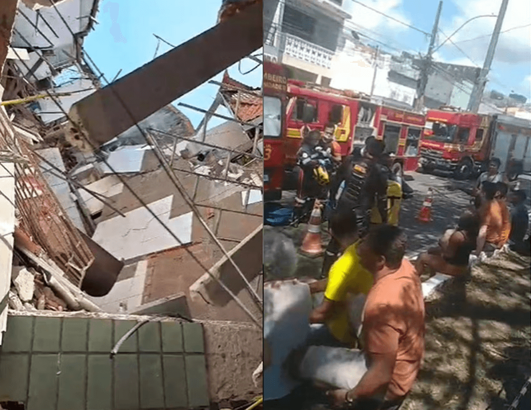 Em Aracaju, desabamento de prédio deixa três mortos e 14 feridos