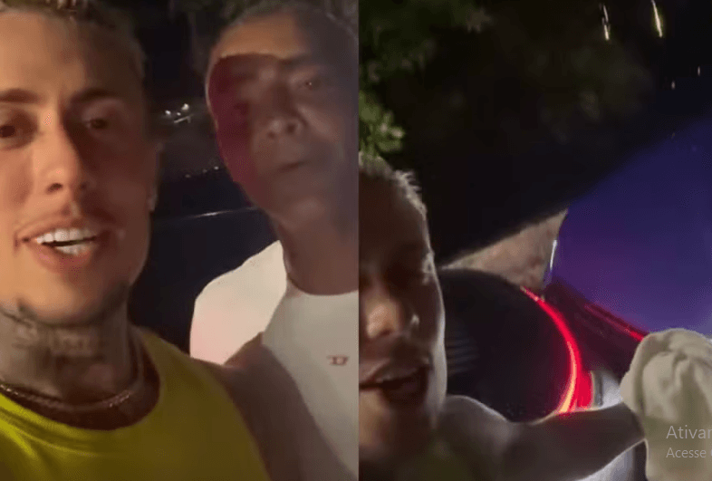 VÍDEO: Romário bate em carro de MC Daniel avaliado em quase R$2 milhões