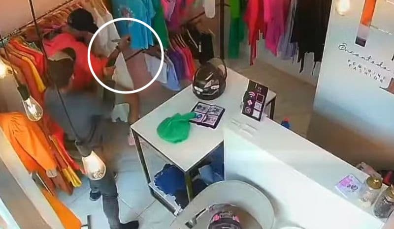 VÍDEO: Criminosos se passam por clientes e esfaqueiam dona de loja, no Ceará
