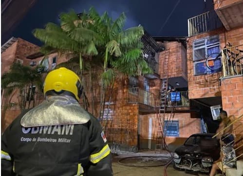 VÍDEO: Princípio de incêndio atinge apartamento no Prosamim, em Manaus