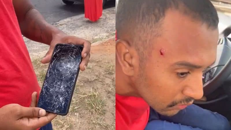 VÍDEO: Motorista de app é mordido por mulher na Bahia, após se negar a ligar ar condicionado