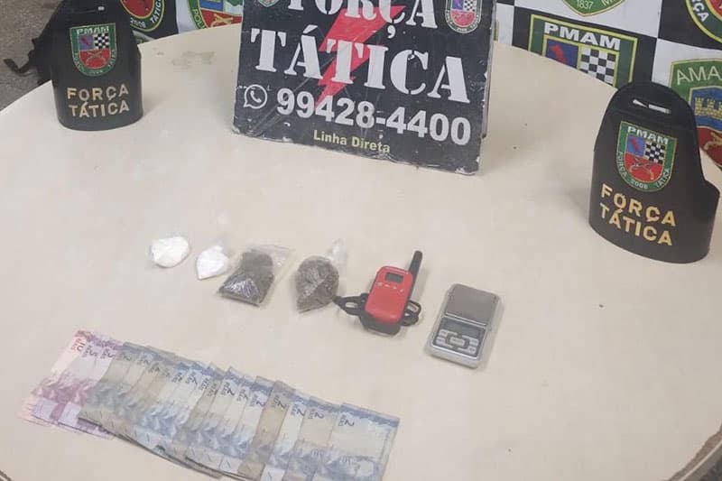 Força Tática prende “olheiro” do tráfico no Tancredo Neves, em Manaus