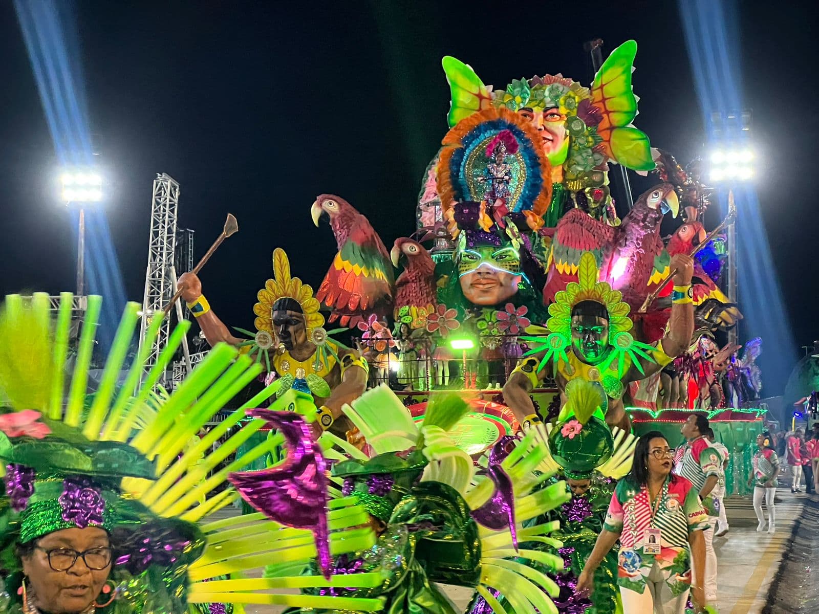 Carnaval 2024: Vitória Régia desfila no Sambódromo com o enredo “Arte, Magia, Samba e Reciclagem”