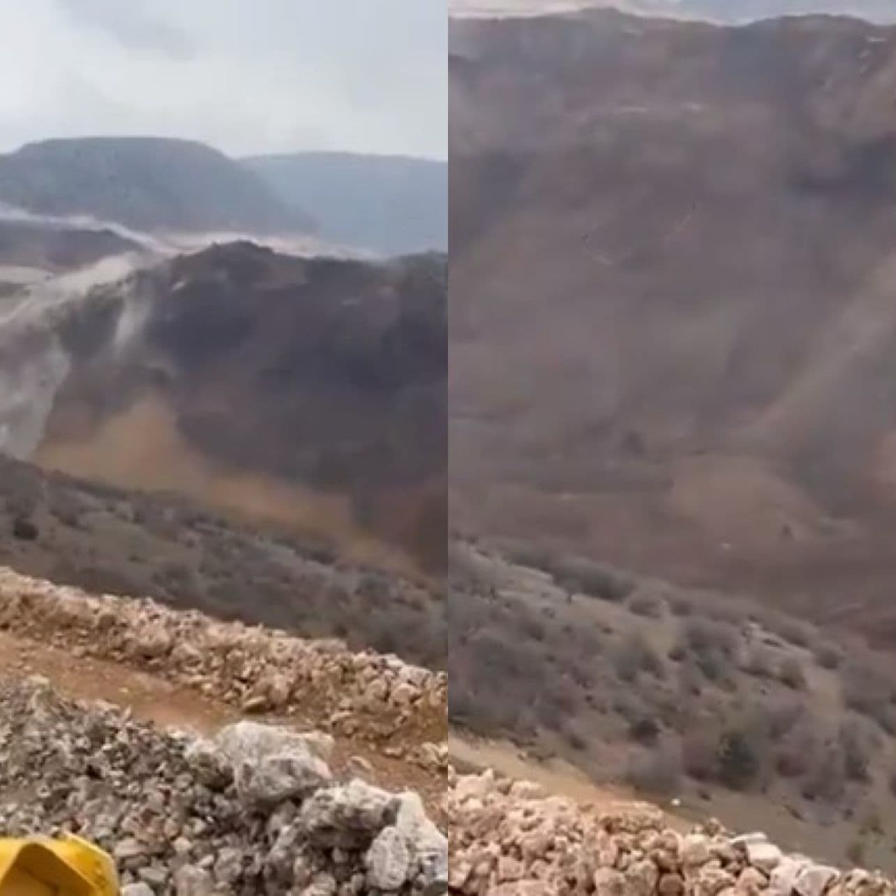 VÍDEO: Ao menos nove pessoas ficam soterradas em mina na Turquia após deslizamento de terra