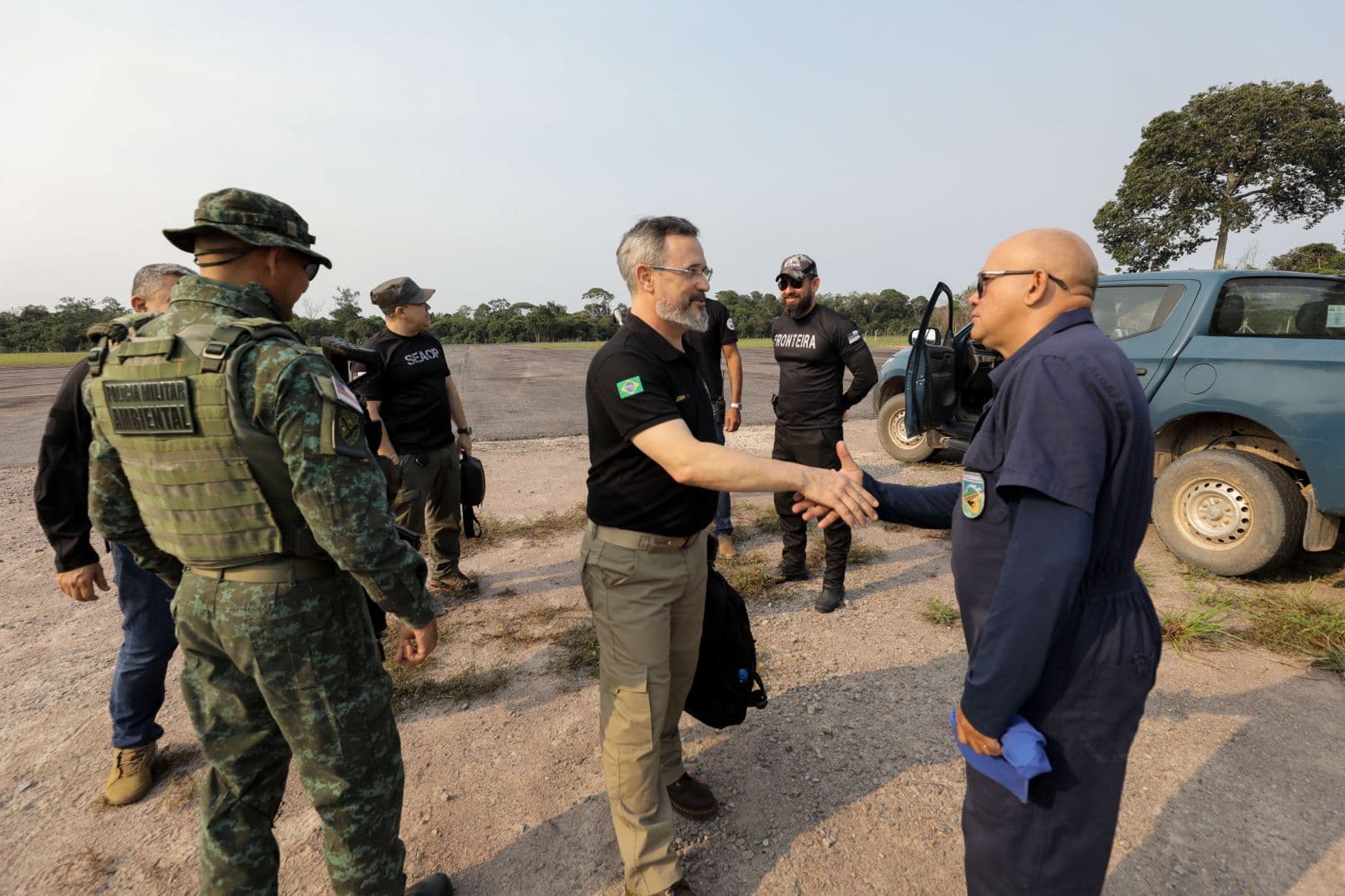 Ministério da Justiça acompanha trabalho na Base Arpão 2, no AM
