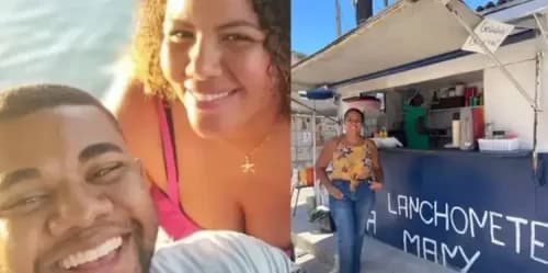 BBB 24: Esposa de Davi viraliza ao criar lanche “X-Calabreso”, na Bahia