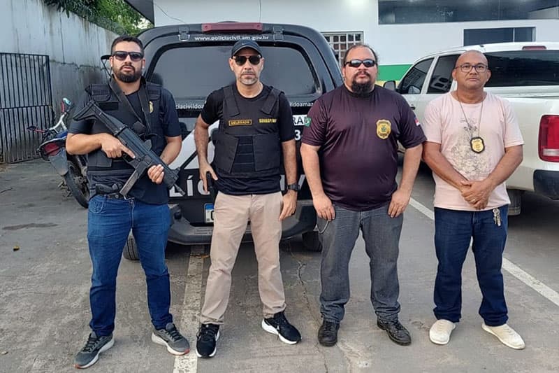 Homem é preso por ameaçar familiares e vizinhos em Itapiranga