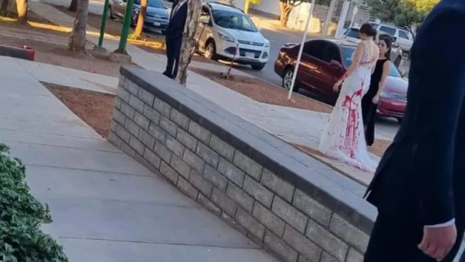 Sogra contrata trio para jogar tinta vermelha em noiva no dia do casamento, no México