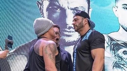 Popó x Bambam se encaram em luta de boxe no Fight Music Show