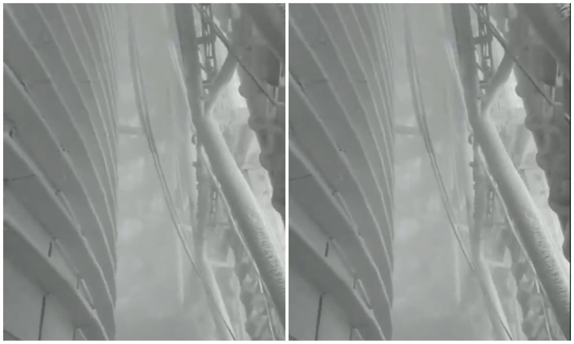 VÍDEO: Torre na China fica congelada pela primeira vez após 150 anos