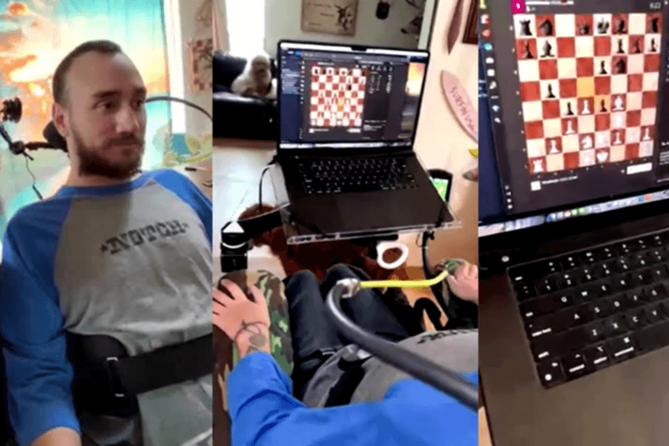 VÍDEO: Neuralink mostra paciente jogando xadrez com implante cerebral